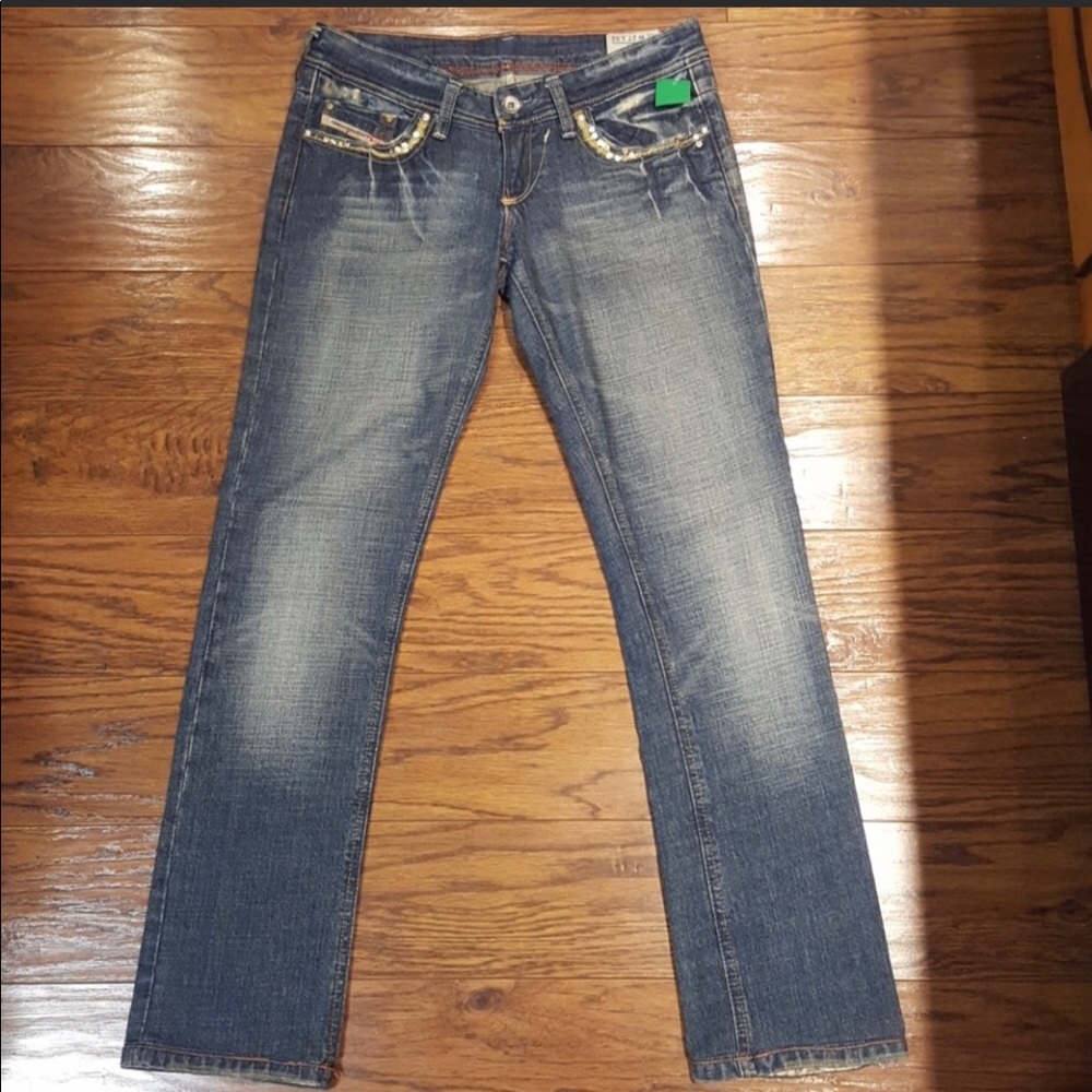 DIESEL LOWKY 0071L-B Stretch SIZE 27 JEANS L32